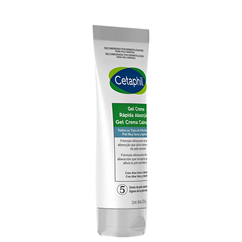 Cetaphil com Aloe Vera Rápida Absorção - Gel Creme Hidratante Corporal 226g - Imagem 3