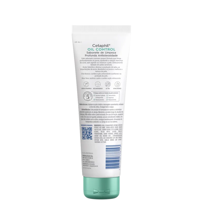 Cetaphil Oil Control - Sabonete Facial 124ml - Imagem 2