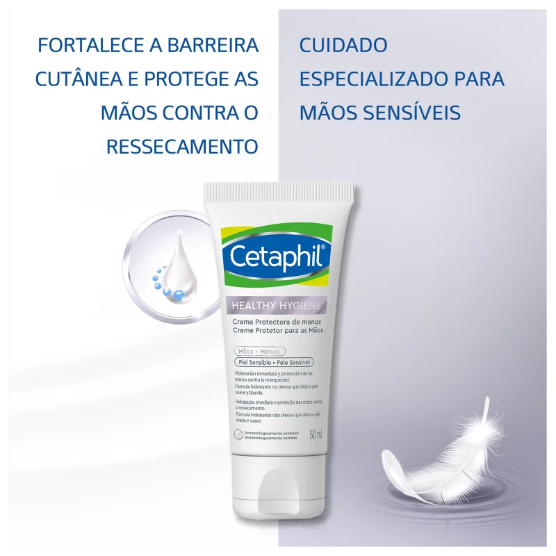 Cetaphil Healthy Hygiene - Creme Hidratante para as Mãos 50ml - Imagem 5